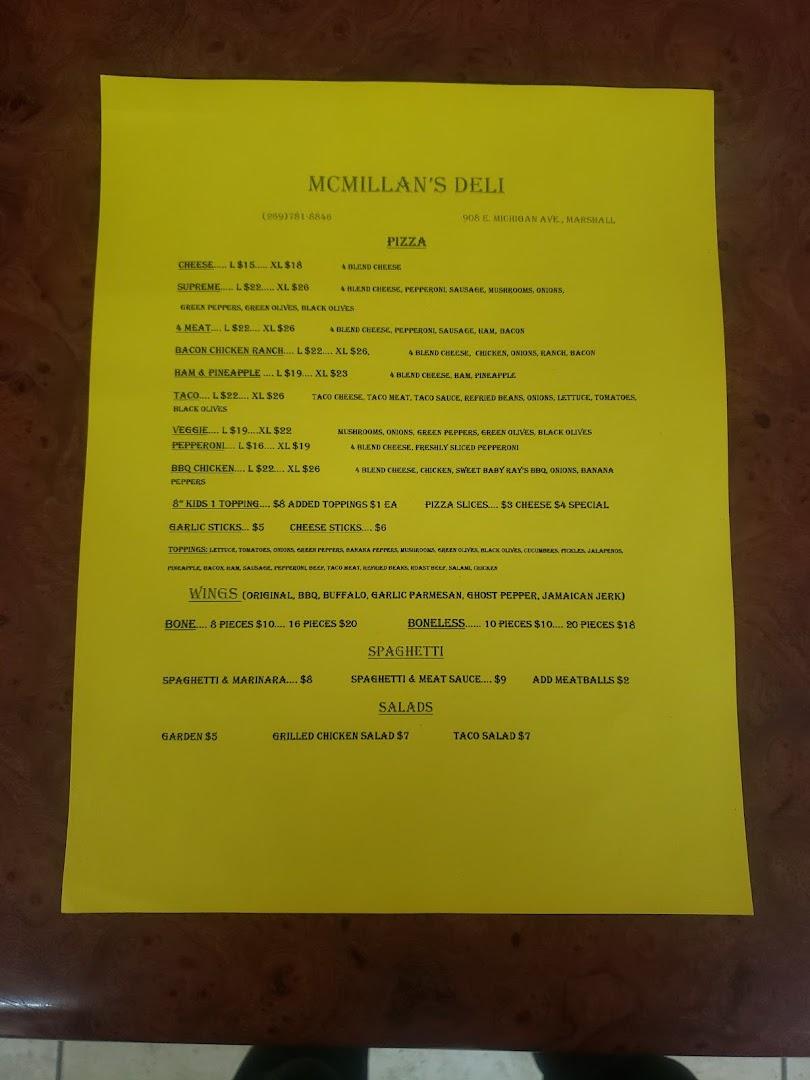McMillan's Deli